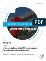 Documentos de Trabajo Documentos de Trabajo: Economía y Finanzas