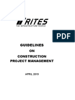 RITES Guidelines on Construction Project Management April 2019