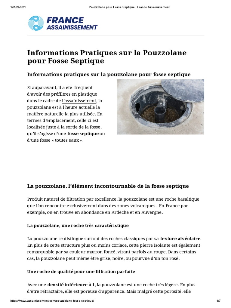 Sitemapcdatahttpsshopinf Inetcomou Acheter Pouzzolane Pour Fosse Septique