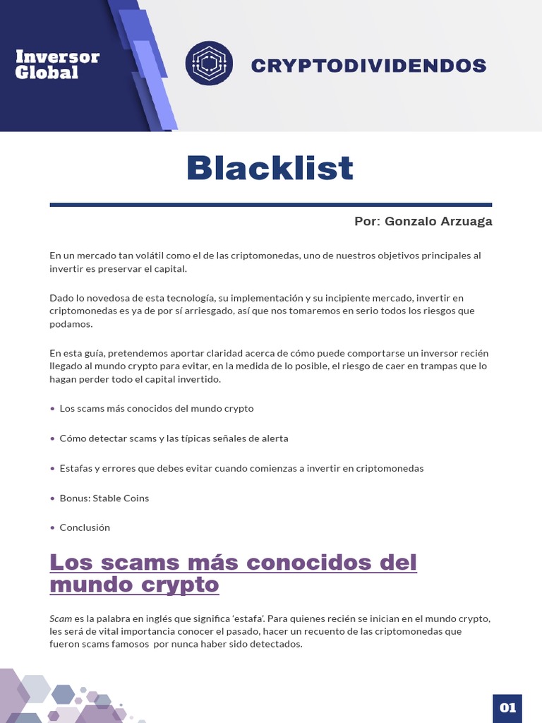 Guía para Evitar Estafas en Criptomonedas | PDF | Esquema Ponzi ...