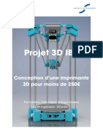 Projet 3D IBP. Conception D Une Imprimante 3D Pour Moins de 250