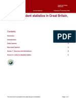 Kinds of Accident Statistics in Great Britain, 2020