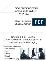 Technical Communication: Process and Product 6 Edition: Steven M. Gerson Sharon J. Gerson