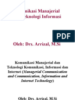 Komunikasi Manajerial Dan Teknologi Informasi