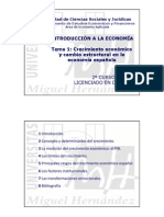 Tema 1 Crecimiento Económico 2011