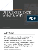User Experience: What & Why: MK Evaluasi Pengalaman Dan Antarmuka Pengguna