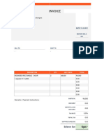 Kopyae Invoice for Rounded Rectangle Doors