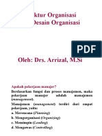 Struktur Organisasi Dan Desain Organisasi