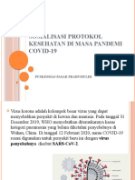 Sosialisasi Protokol Kesehatan Di Masa Pandemi Covid-19