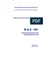 RAC 141 - Centros de Instrucción Aeronáutica Civil