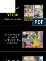YI JUN Daily Activities Ppt