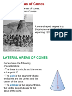 12-6 Surface Areas of Cones