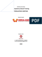 Proposal Pelatihan & Pendampingan Copywriting Wiraland 2020