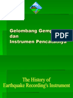 Gelombang Gempa Dan Instrumen Pencatatnya