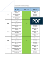 Jadual Waktu PDPR Ppki SKPK 2021