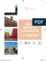 Guida Ai Bandi A.A. 2020/2021 Guide To Application Announcements - . 2020/2021