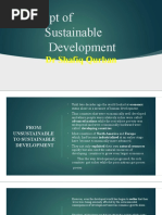 Concept of Sustainable Development: DR Shafiq Qurban