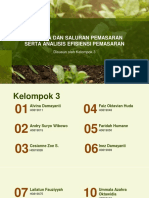 Kelompok 3 - TNP B - LEMBAGA DAN SALURAN PEMASARAN SERTA ANALISIS EFISIENSI PEMASARAN