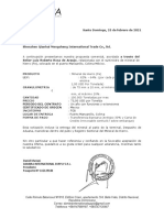 Contrato de Venta de Hierro de Reducción Directa Dambra - Orinoco Riverside