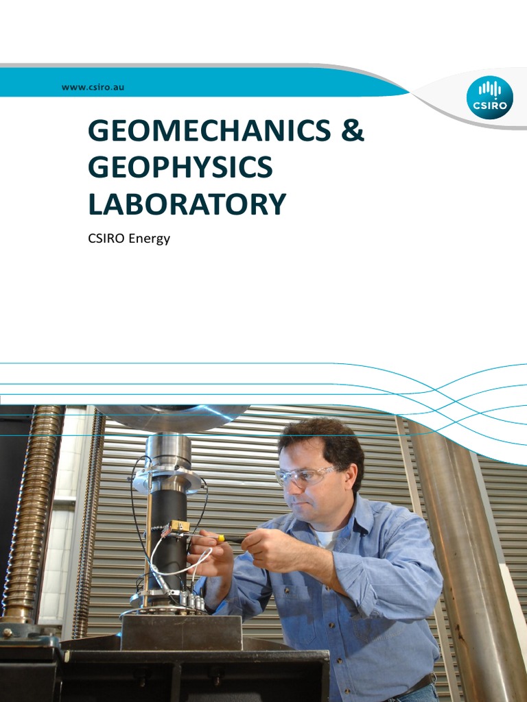 Geomechanics & Geophysics Laboratory CSIRO Energy PDF Petroleum