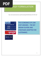 Download THE ECONOMICS OF LOW COST AIRLINES  THE KEY INDIAN PLAYERS AND STRATEGIES ADOPTED FOR SUSTENANCE by Suyog Funde SN50178695 doc pdf