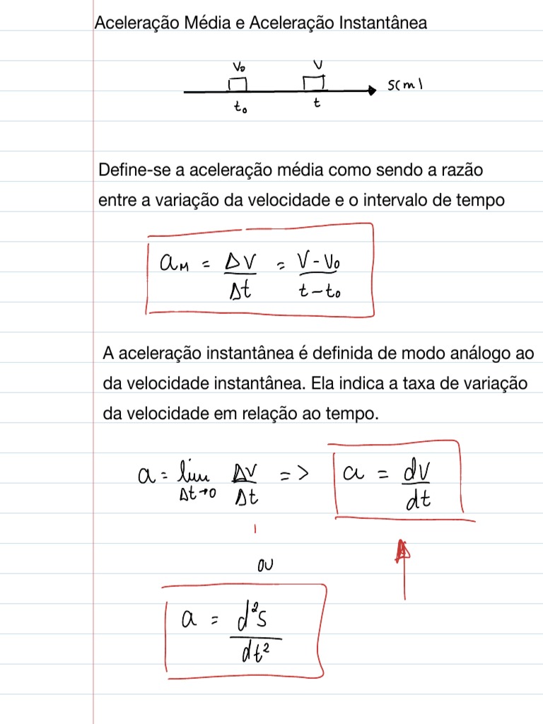 Aceleração: Conceitos e Exercícios Práticos | PDF | Métodos e Materiais de  Ensino | Ciências e Matemática, image size:768x1024