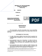 Memorandum of Respondents (Certiorari V Anti-Terror Law)