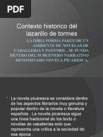 Contexto Historico Social Del Lazarilo de Tormes