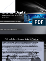 Literasi Digital - Etika Dalam Komunikasi Online