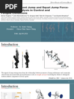 Countermovement Jump and Squat Jump Force-Time Curve Analysis in Control and Fatigue Conditions