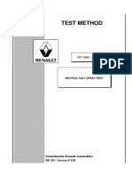 Test Method: Normalisation Renault Automobiles RE-DS / Service 67250 Section Normes Et Cahiers Des Charges