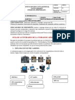 Guia de Actividades Unidad de Aprendizaje 1 Sexto Grado Primer Periodo 2021