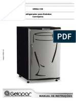 GRBA-120 Refrigerador para Bebidas Cervejeira: Manual de Instruções