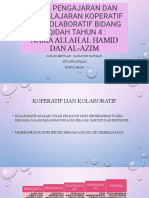 Cara Pengajaran Dan Pembelajaran Koperatif Dan Kolaboratif Bidang