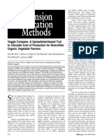 (19437714 - HortTechnology) Veggie Compass - A Spreadsheet-Based Tool To Calculate Cost of Production For Diversified Organic Vegetable Farmers