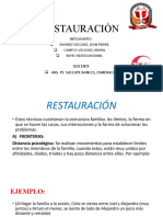 Restauración familiar con técnicas de desbalanceo y complementariedad