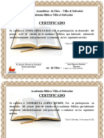 Certifcados Academia