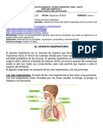 Ciencias Naturales 2. Aparato Respiratorio