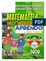 TALLER MATEMATICA APRENDO EN CASA HISTOGRAMA 1ro y 2do 