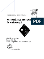 Activitati Matematice in Gradinita (Magdalena Dumitrana)
