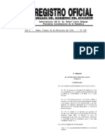 Registro Oficial 338, Reglamento Vigente para El Manejo de Desechos Infecciosos para La Red de Servicios de Salud en El Ecuador.