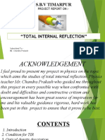 Total Internal Reflection Project Report