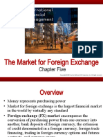 The Market For Foreign Exchange: Chapter Five