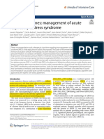 Formal Guidelines, management of acute respiratory distress syndrome (Recovered 1)