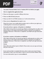 Supplementary Welfare Allowance Application | PDF | Social Security ...