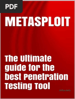 METASPLOIT The Ultimate Guide For The Best Penetration Testing Tool