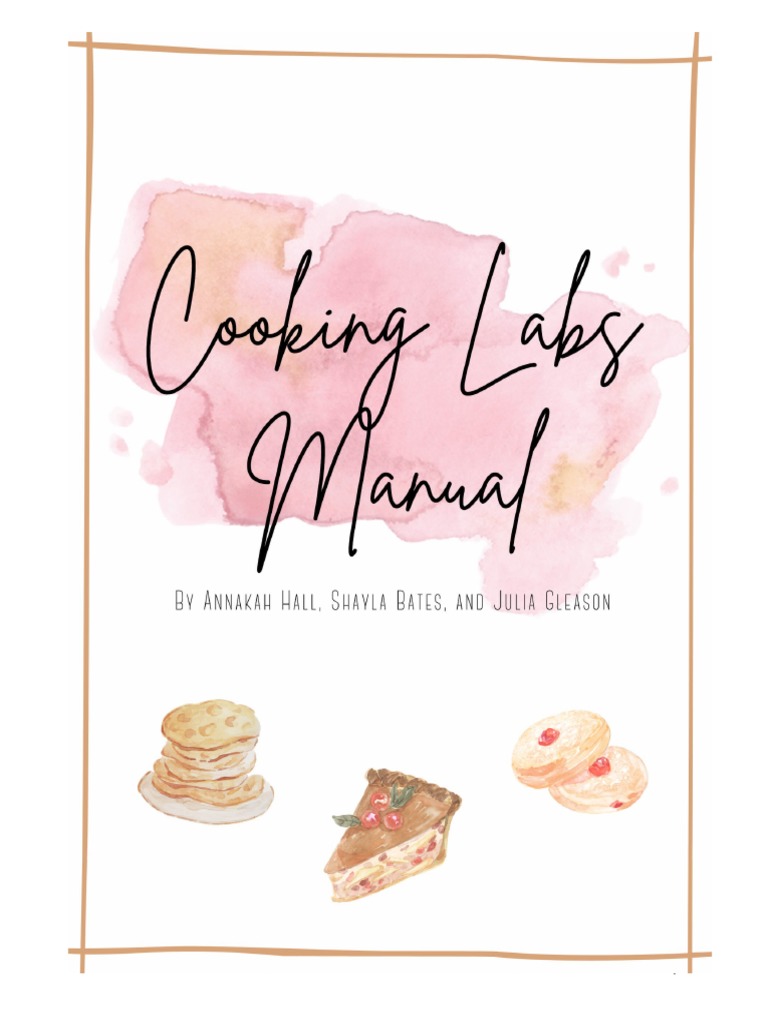 Cookery Lab Setup Manual for Teachers | PDF | Foods | Cooking