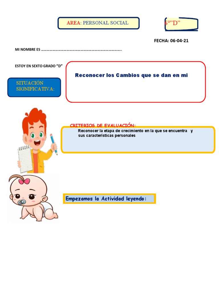 Ficha de Actividad #05-Fecha 06.04.21 | PDF | Relaciones personales ...