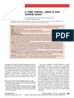 Cytomegalovirus (CMV) Infection-Related To Male And/or Female Infertility Factors?