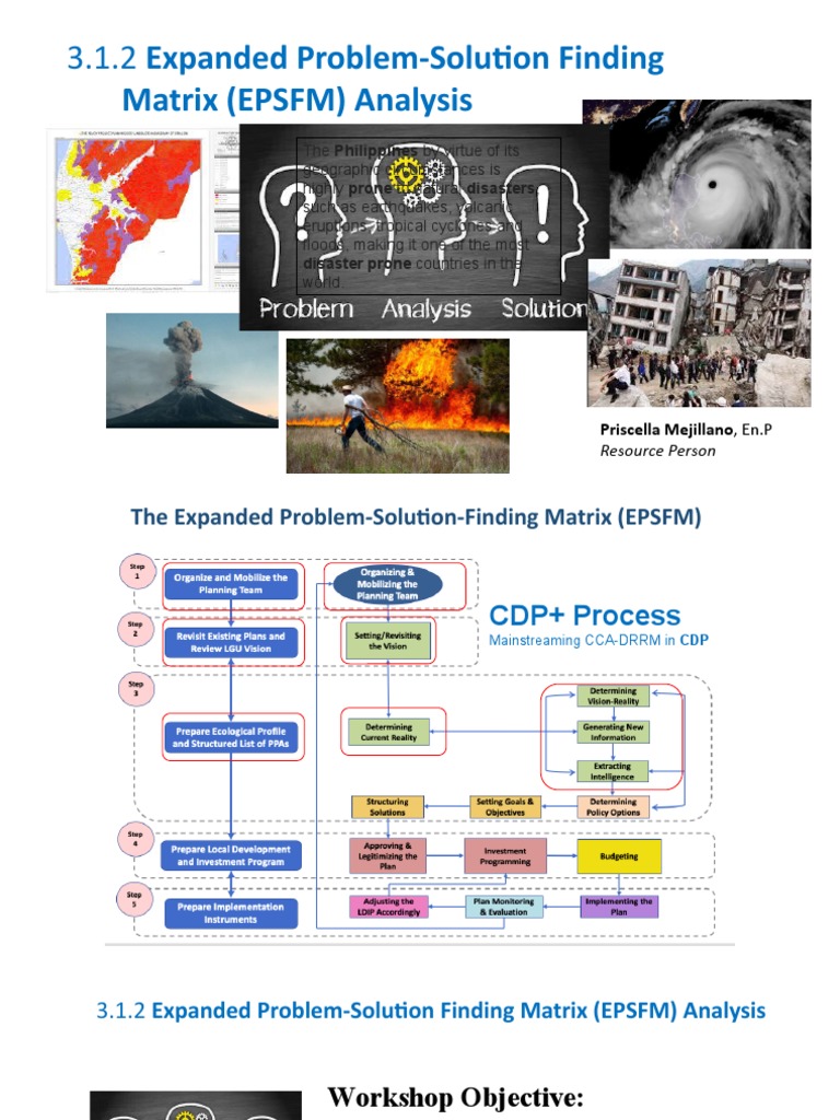 Matrix (EPSFM) Analysis: 3.1.2 Expanded Problem-Solution Finding ...